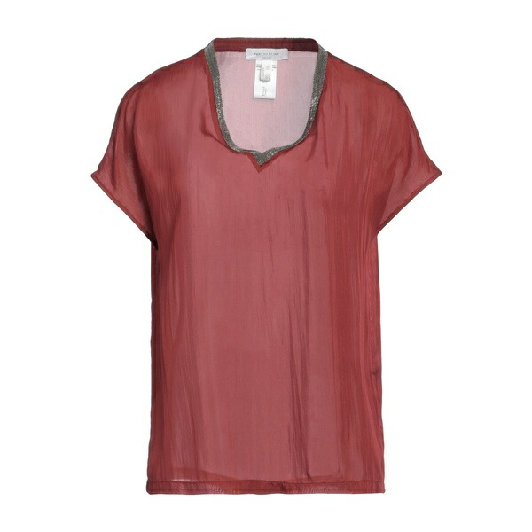 【送料無料】 ファビアナ フィリッピ レディース Tシャツ トップス Tops Red