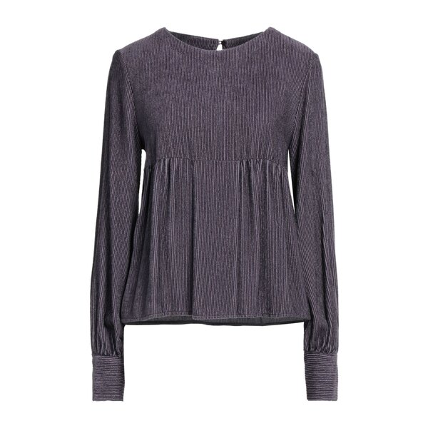 【送料無料】 マニラグレース レディース Tシャツ トップス Tops Purple
