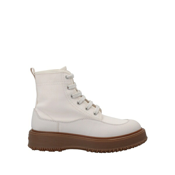 【送料無料】 ホーガン レディース ブーツ シューズ Ankle boots White
