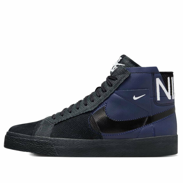 Nike ナイキ メンズ スニーカー 【Nike SB Blazer Mid Premium 'Black/Navy' FD5113-400】 サイズ US_10.5(28.5cm)｜asty