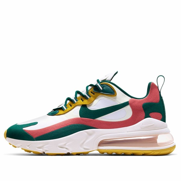 Nike ナイキ メンズ スニーカー  【Nike Air Max 270 React \u0027White Turquoise Yellow\u0027 CT1264-103】  大きさ US_6.5(24.5珊)