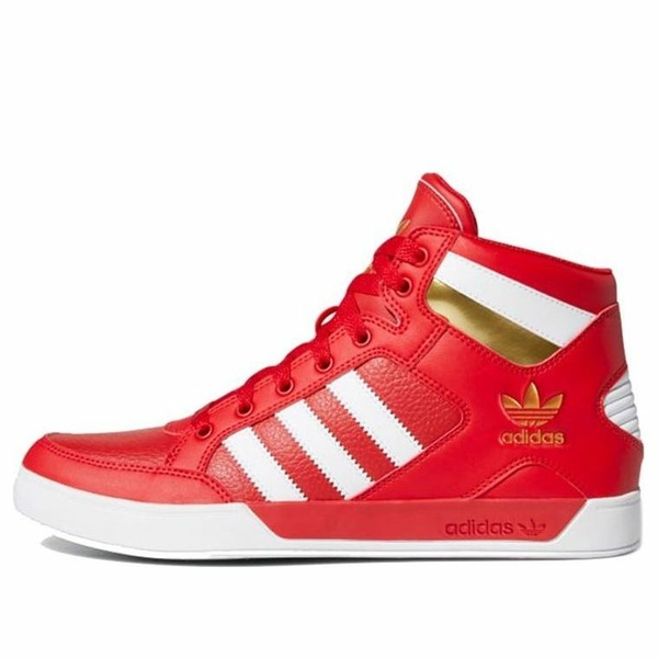 adidas アディダス メンズ スニーカー  【adidas Hard Court High \u0027Red White Gold\u0027 FV5328】  大いさ US_8(26.0糎)