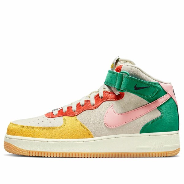 Nike ナイキ メンズ スニーカー  【Nike Air Force 1 Mid \u0027Vivid Sulfur Rush Orange\u0027 DR0158-100】  大きさ US_7.5(25.5糎)