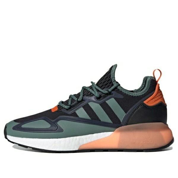 adidas アディダス メンズ スニーカー  【adidas ZX 2K Boost \u0027Black Tech Emerald\u0027 FZ0218】  大きさ US_10(28.0珊)