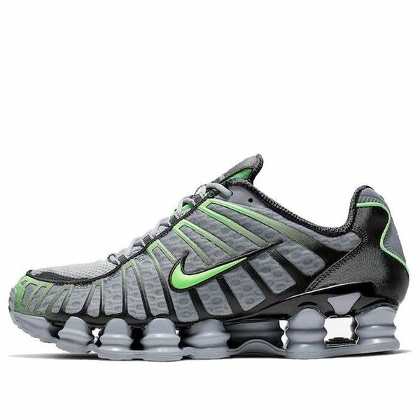 Nike ナイキ メンズ スニーカー  【Nike Shox TL \u0027Wolf Grey Lime\u0027 AV3595-005】  大いさ US_5.5(23.5糎)