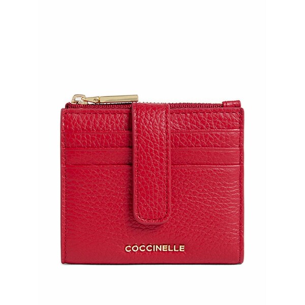 コチネレ レディース 紙入れ 付属品 Red zip-up wallet Red