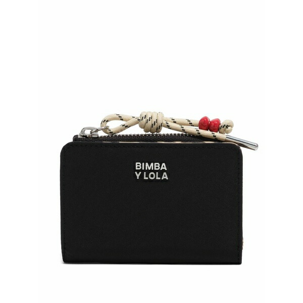 ビンバ イ ローラ レディース 札入れ 佩び物 Rope detail wallet Black