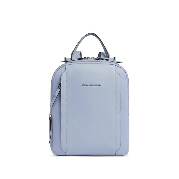 ピークアドロ  レディース うしろ側容器に並べる・背嚢 御徒面子 Leather textile backpack Blue