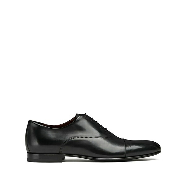 コルネリアーニ メンズ 御召しものシューズ シューズ Leather oxford shoes Black