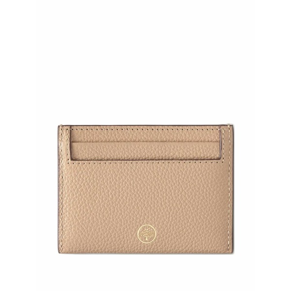 マル木ノ実 レディース 紙入れ 付属品 Logo-stamp leather cardholder Neutrals