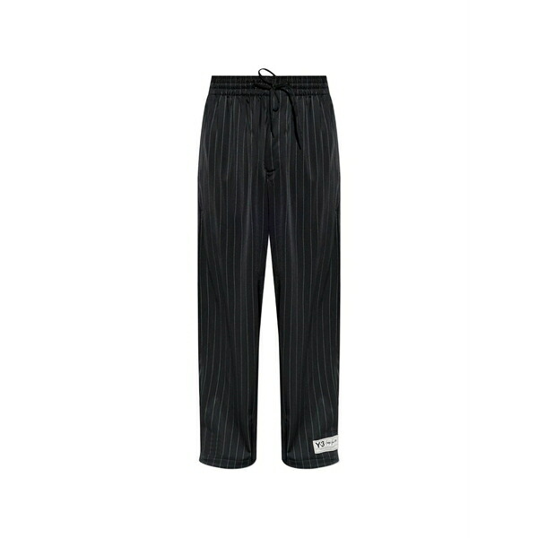 ワイスリー メンズ カジュアルパンツ ボトムス Side-stripe track pants Black|asty