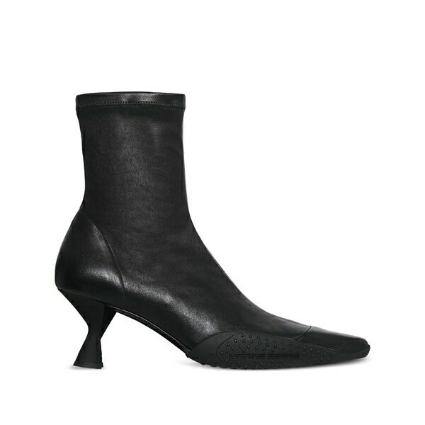 マリーン セル レディース ブーツ シューズ Pointed-toe sculpted-heel boots Black|asty