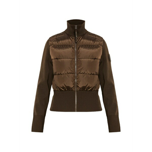カナダグース レディース 上衣＆上衣 アウター Hybridge wide puffer jacket Brown
