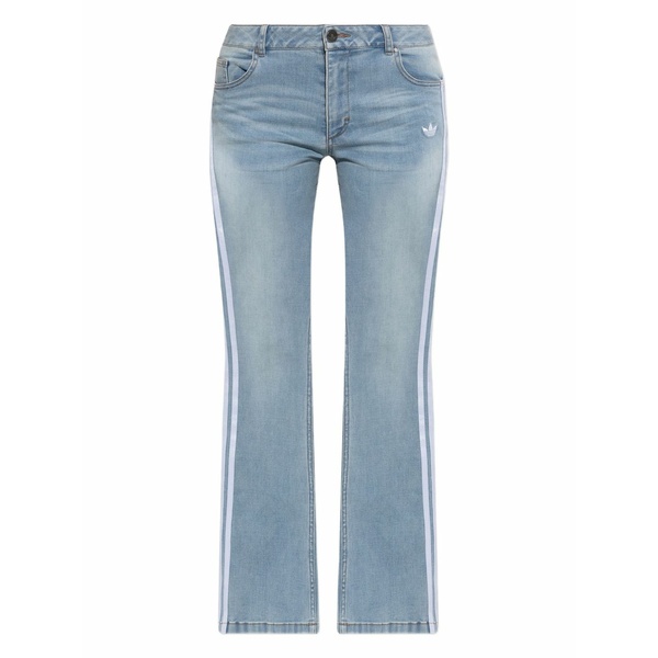 アディダス レディース ジーンズズボン下 ボトムス Side-stripe jeans Blue