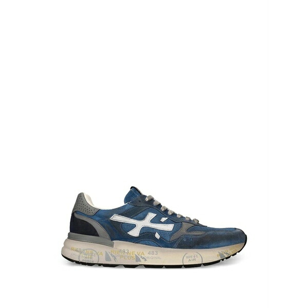 プレミアータ メンズ スニーカー シューズ Mick 8120 sneakers Blue|asty