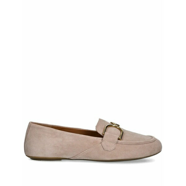 ジェオックス レディース スリッポン・ローファー シューズ Buckle-detail suede loafers Brown
