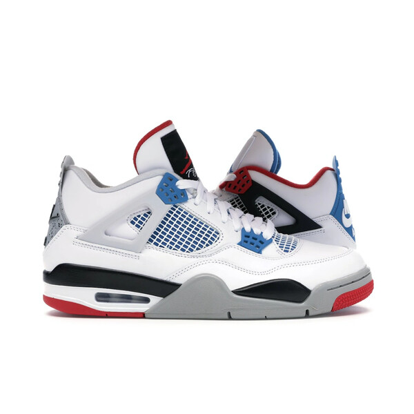 Jordan ジョーダン メンズ スニーカー  【Jordan 4 Retro What The】  大いさ US_11.5(29.5糎) White/Military Blue-Fire Red-Black-Cement Grey スニーカー-靴