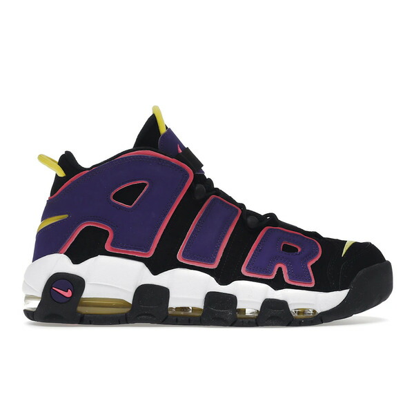 Nike ナイキ メンズ スニーカー 【Nike Air More Uptempo 96 Black Court Purple】 サイズ US_M_13 Black/Multi Color-Court Purple|asty