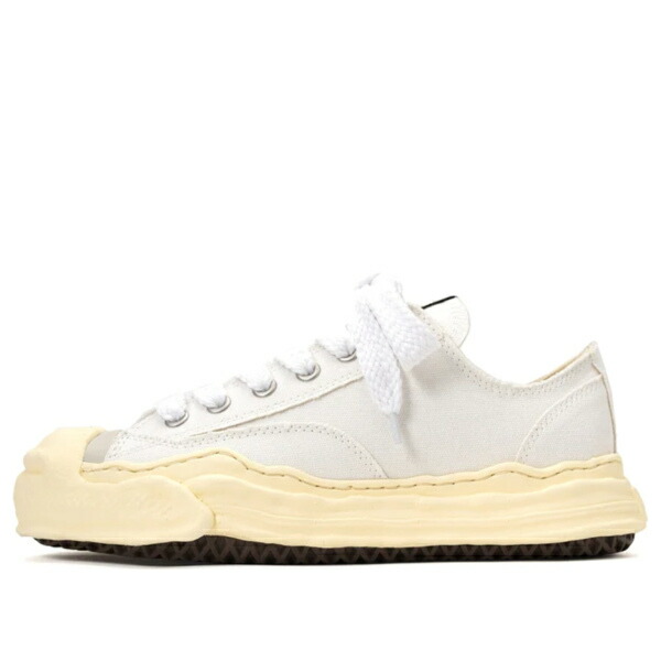 Maison MIHARA YASUHIRO ミハラヤスヒロ メンズ スニーカー  【Maison MIHARA YASUHIRO HANK VL OG Sole Canvas Low-top Sneaker White A09FW734-WHT】  サイズ US_9(27.0cm)