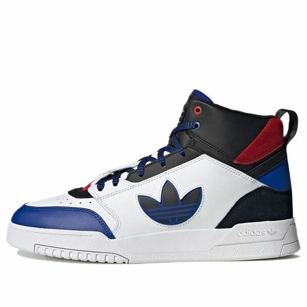 adidas アディダス メンズ スニーカー 【adidas originals Drop Step Mid-Top Sneakers White/Black/Blue GW6188】 サイズ US_8(26.0cm)画像