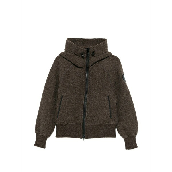 カナダグース レディース 上衣＆上衣 アウター Chilliwack logo-patch bomber jacket Brown