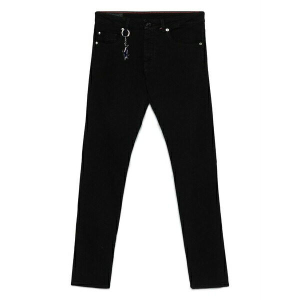 ポールアンドシャーク メンズ 心地好いズボン下 ボトムス Key-chain detail trousers Black