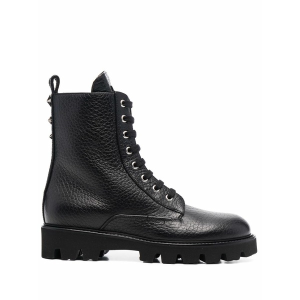 フィリップ飾り気のない レディース ブーツ シューズ Lace-up ankle boots Black