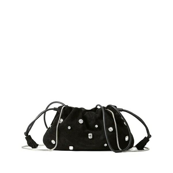 ヴェロニカ ベアード レディース ショルダーバッグ 御徒面子 Small crystal stash crossbody bag Black