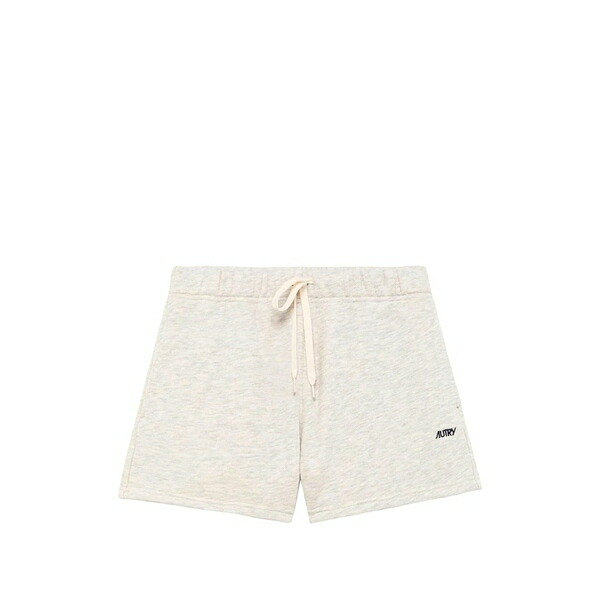 オートリー レディース 心地好いズボン下 ボトムス Embroidered logo shorts Grey