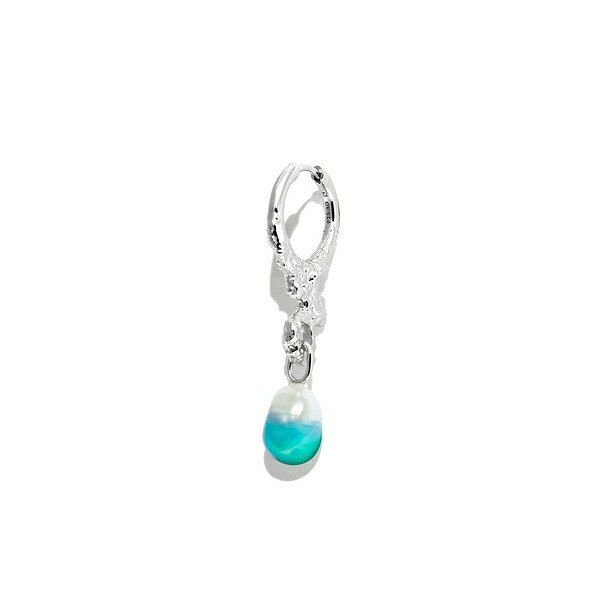 聖処女マリア 黒いこと メンズ ピアス・イヤリング 付属品 Miran pearl drop earring Silver