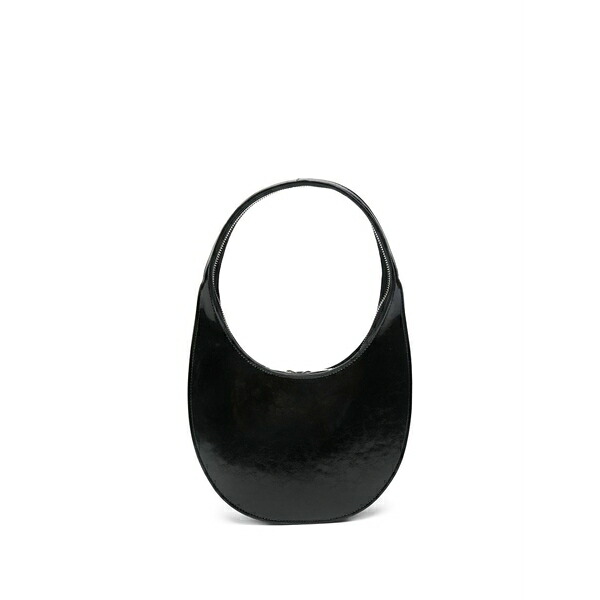 コペルニ レディース ショルダーバッグ 御徒面子 Leather shoulder bag Black