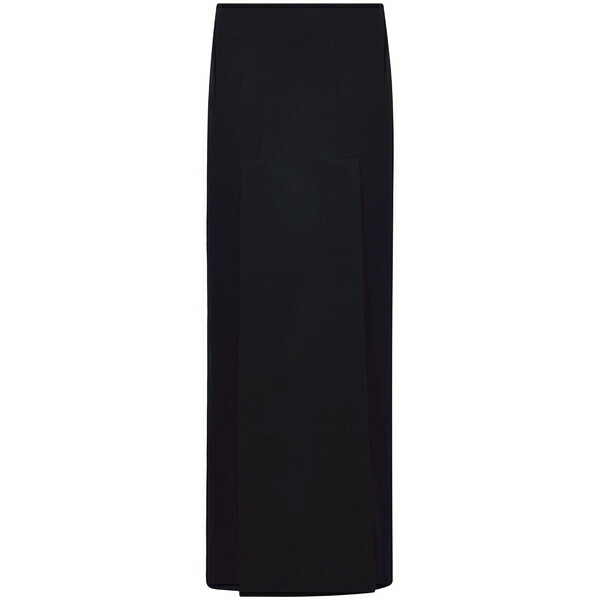 プロエンザショラー レディース スコート ボトムス Felted slit maxi skirt Black