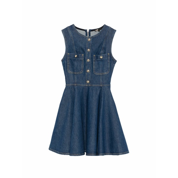 マージュ レディース 衣装 トップス Buttoned pocket mini dress Blue
