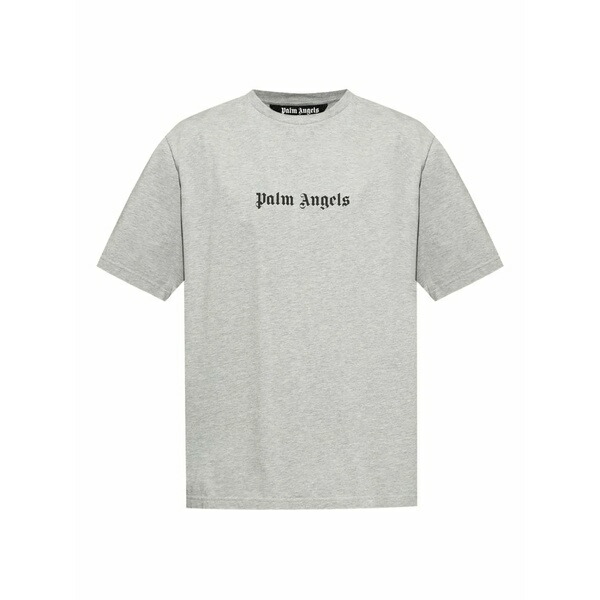 パーム・エンジェルス メンズ ティーシャツ トップス Logo-print t-shirt Grey メンズファッション-Tシャツ・カットソー