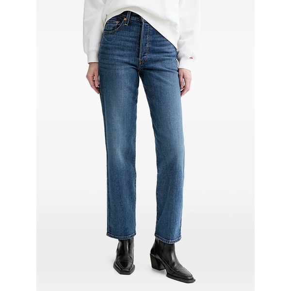リーヴァイズジーンズ レディース ジーンズズボン下 ボトムス Ribcage full-length jeans Blue