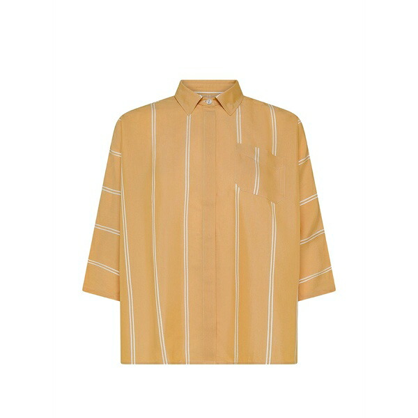 クルーナ レディース プルオーバー トップス Elide striped shirt Yellow