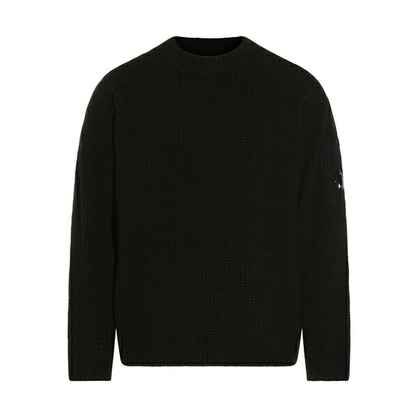 シーピーカンパニー メンズ ニット\u0026セーター アウター Lens-detail sweater Black