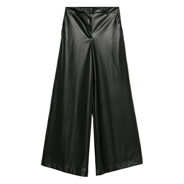 素っぽんぽん レディース 心地好いズボン下 ボトムス Belt-loops pants Black