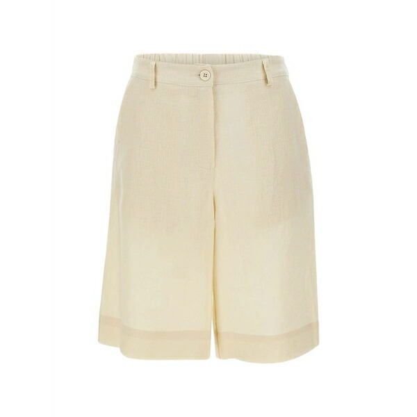 カオス レディース カジュアルパンツ ボトムス Linen bermuda shorts Neutrals｜asty 25,776円