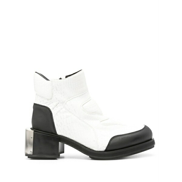 ゲーエムベーハー メンズ ブーツ シューズ Baris 70粍 embossed boots White