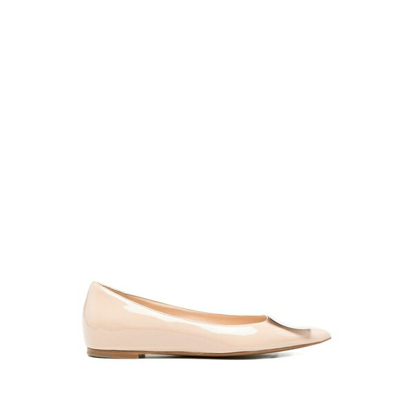 ロベルトフェスタ レディース パンプス シューズ Square-detail ballet flats Neutrals