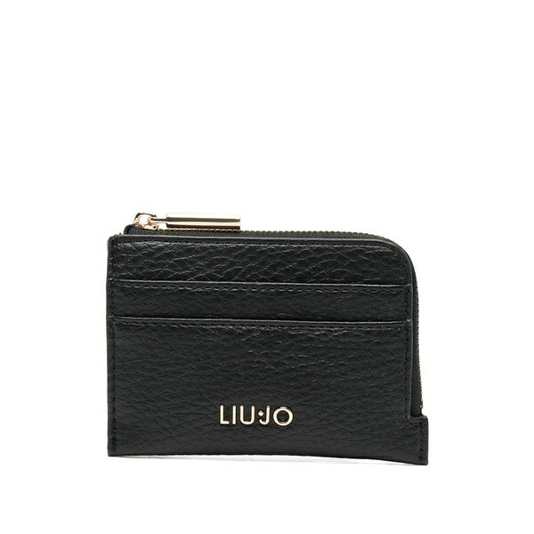 リュージョー レディース 紙入れ 付属品 Zip cardholder Black