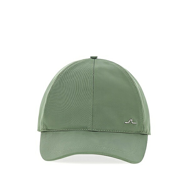 ポールアンドシャーク メンズ かぶり笠 佩び物 Logo-detail baseball cap Green