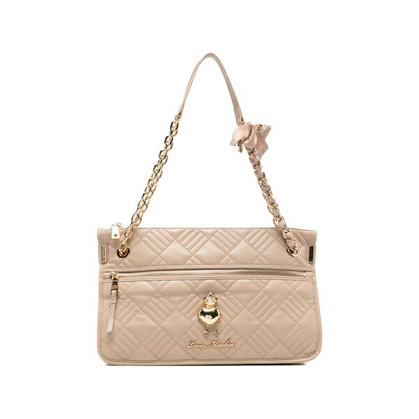 優しいこと モスキーノ レディース ショルダーバッグ 御徒面子 Quilted chain shoulder bag Neutrals