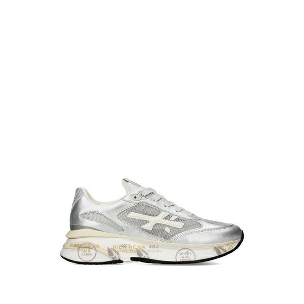 プレミアータ レディース スニーカー シューズ Mesh panelled sneakers Silver｜asty