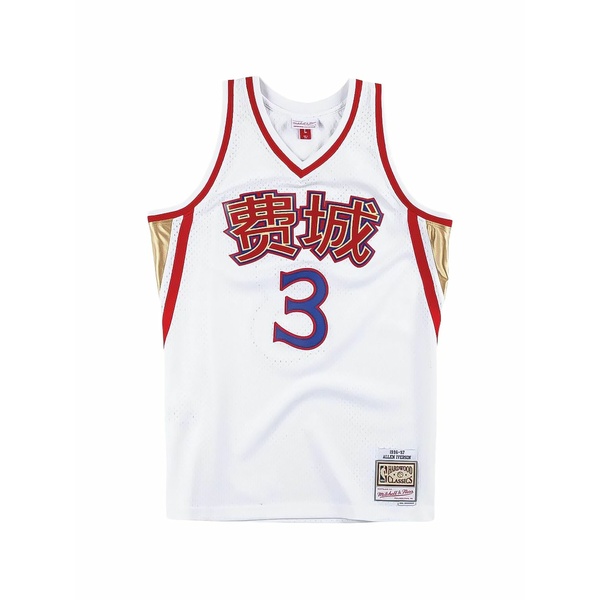 ミッチェル&ネス メンズ Tシャツ トップス nba chinese new year allen iverson swingman jersey White|asty