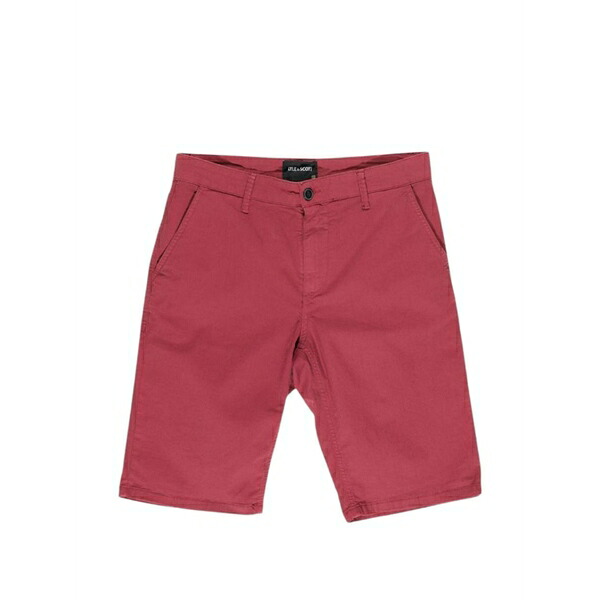 ライルアンドスコット メンズ カジュアルパンツ ボトムス Logo-patch chino shorts Red