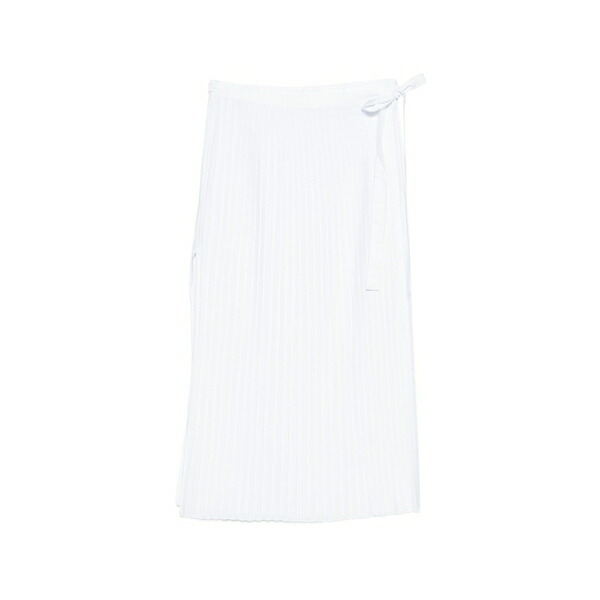 バレナ レディース スコート ボトムス Lucietta plico pleated skirt White レディースファッション-ボトムス
