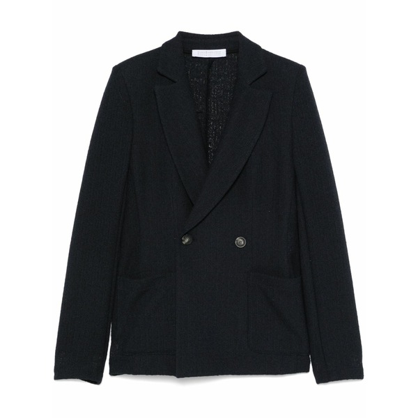ハリスワーフロンドン レディース 上衣＆上衣 アウター Two-tone fris?? blazer Blue