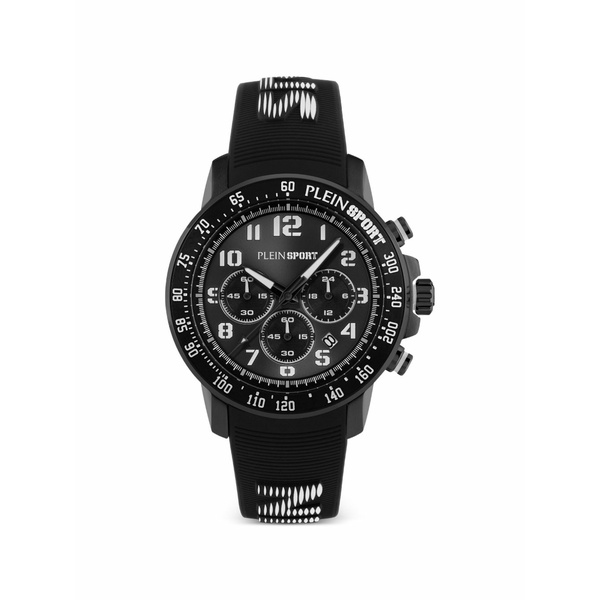 飾り気の無い運動競技 メンズ ウォッチ 佩び物 Chronorace 44粍 watch Black